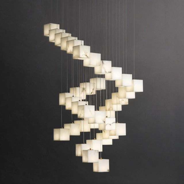 Kybos Alabaster Chandelier Light