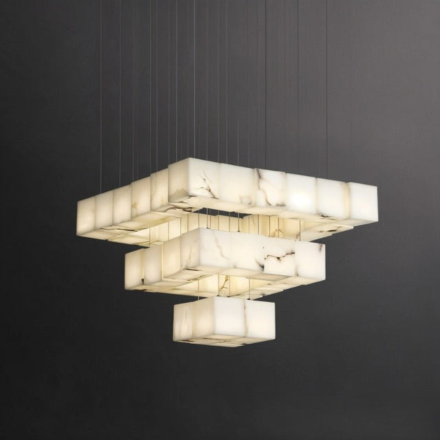 Kybos Alabaster Chandelier Light
