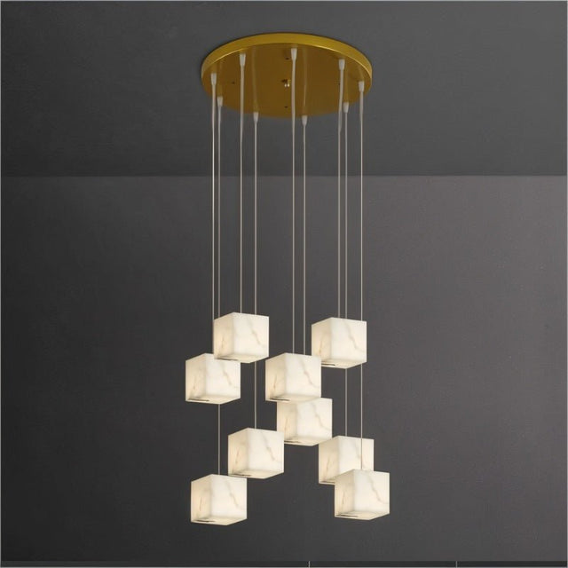 Kybos Alabaster Chandelier Light