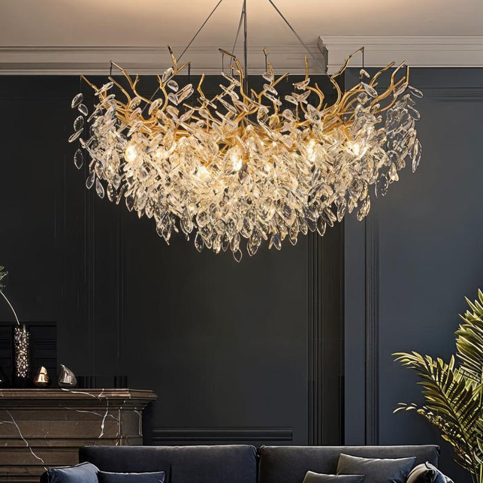 Lamean Crystal Chandelier - Living Room Lighting
