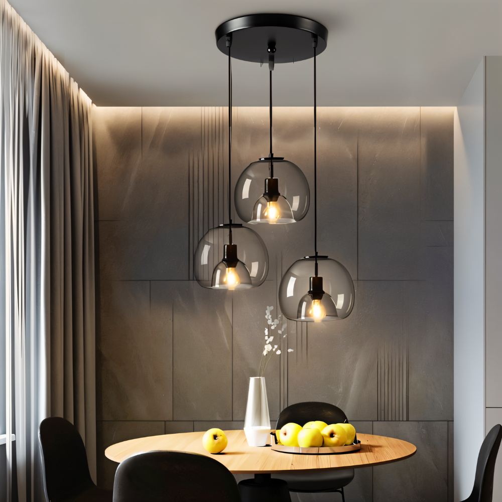 Cluster pendant lights fashion dining room