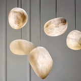 Lapis Alabaster Pendant Light