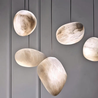 Lapis Alabaster Pendant Light - Modern Lighting Fixture