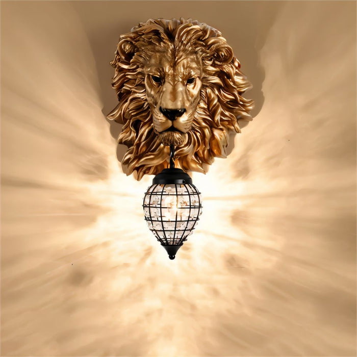 Lion Head Wall Lamp - Residence Supply