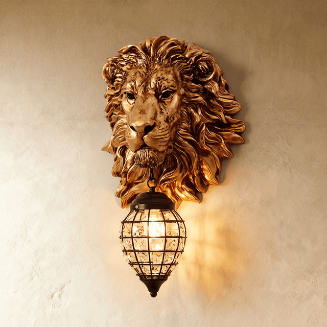 Lion Head Wall Lamp - Residence Supply