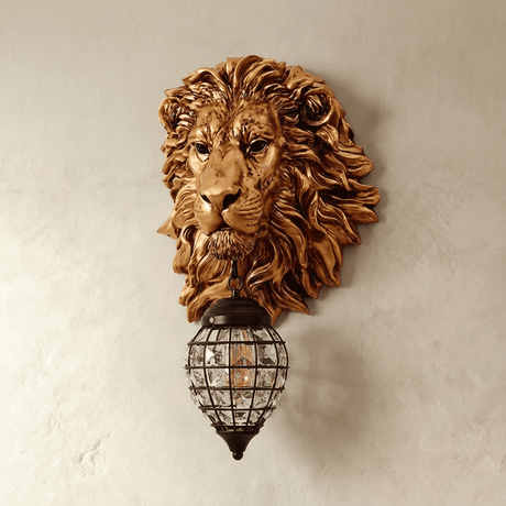 Lion Head Wall Lamp - Residence Supply
