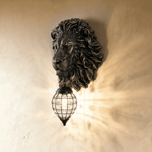 Lion Head Wall Lamp - Residence Supply