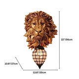 Lion Head Wall Lamp - Residence Supply