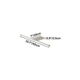  "Dimensions of the Lisorva wall lamp, a sleek and functional metal and PC fixture with brass accents, ideal for modern bathroom vanity lighting."