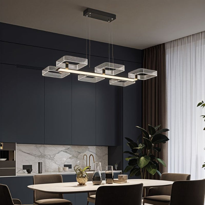 Lucci Modern Chandelier - Dining Room Lighting Fixture