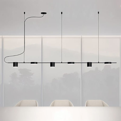 Lumina Modern Glass Cylinder Pendant Light: This pendant light features a sleek glass cylinder shade with a minimalist design, providing soft, diffused light and adding a contemporary touch to any space.