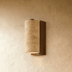 Two speckled white cylindrical wall sconces with measurements shown: 9.3 inches height, 2.6 inches width, 3.9 inches depth, o