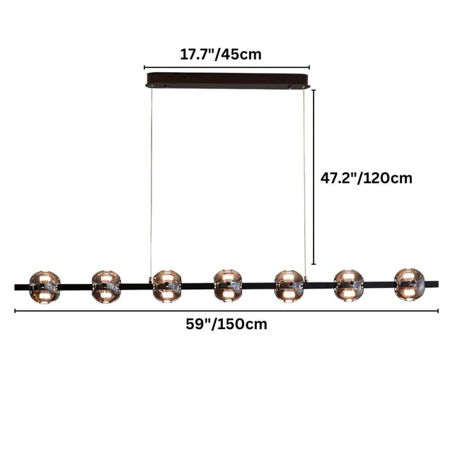 Malay Linear Chandelier