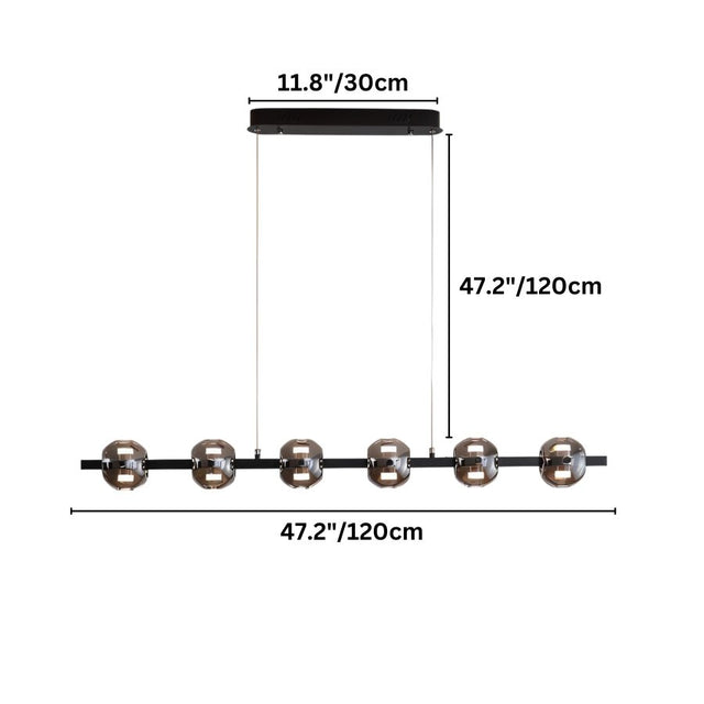 Malay Linear Chandelier