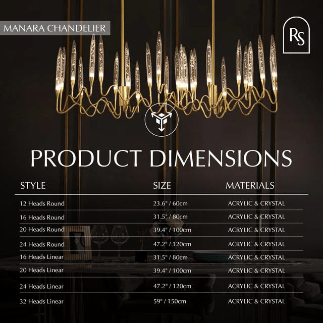 Manara Chandelier - Residence Supply