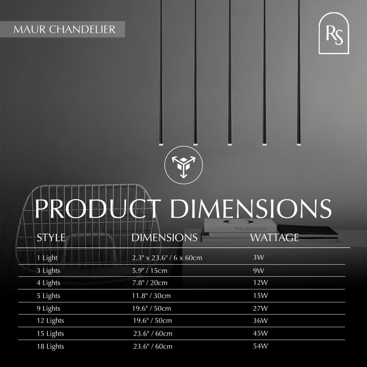 Maur Chandelier - Residence Supply