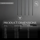 Maur Chandelier - Residence Supply