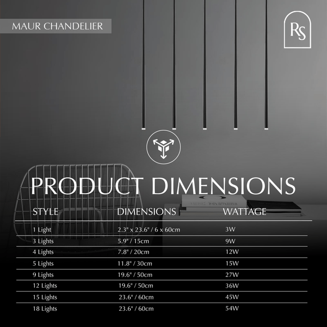 Maur Chandelier - Residence Supply