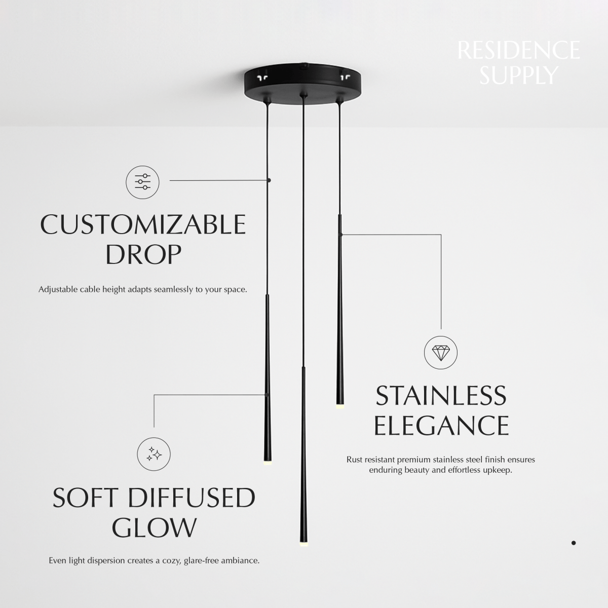 Maur Chandelier - Residence Supply