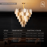 Mayur Chandelier - Residence Supply
