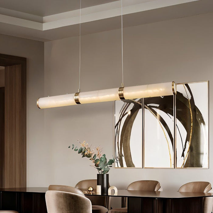 Miglan Alabaster Chandelier Light - Modern Lighting for Dining Table