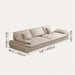 Mizan Pillow Sofa Size Chart