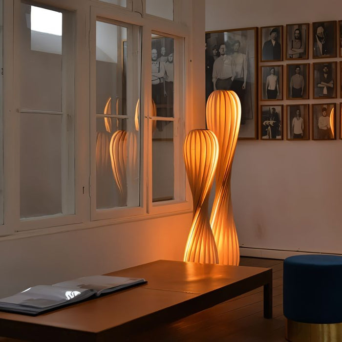 Modern Twist Floor Lamp - Modern Lighting Fixture for Living Room