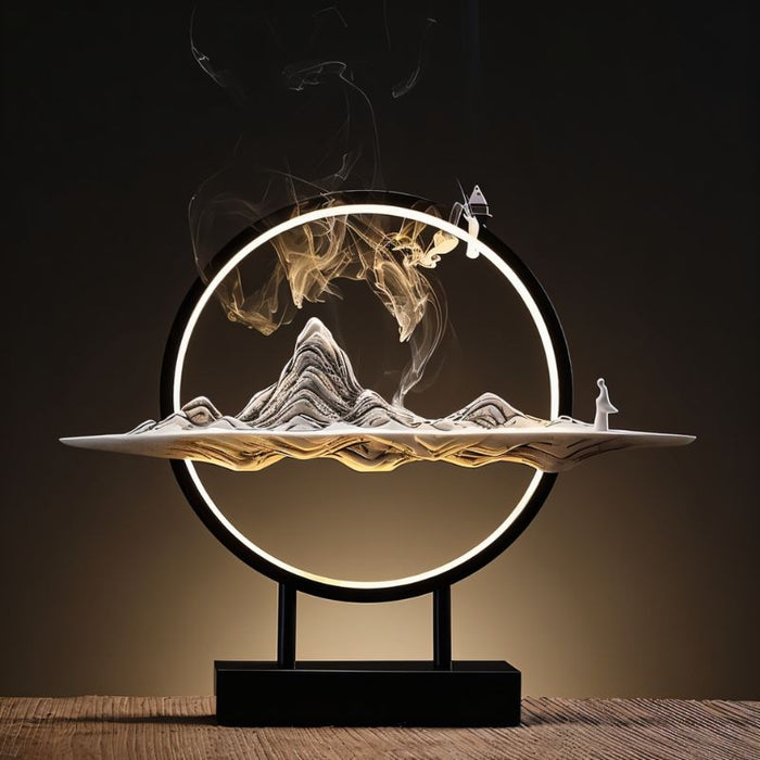 Moonlit Incense Burner Table Lamp - Residence Supply