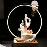 Moonlit Incense Burner Table Lamp