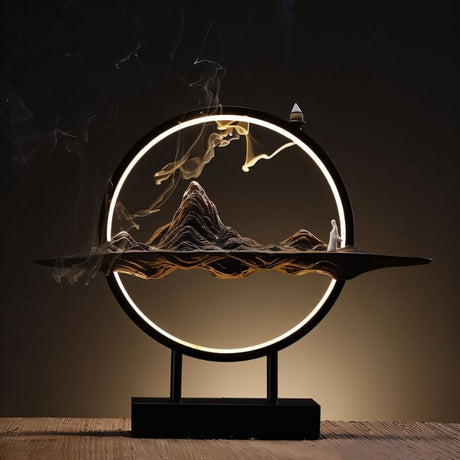 Moonlit Incense Burner Table Lamp