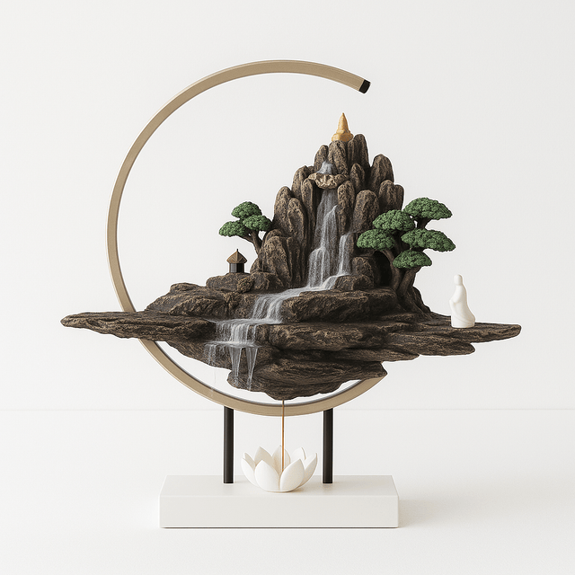 Moonlit Incense Burner Table Lamp - Residence Supply