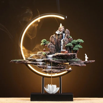 Moonlit Incense Burner Table Lamp - Open Box - Residence Supply