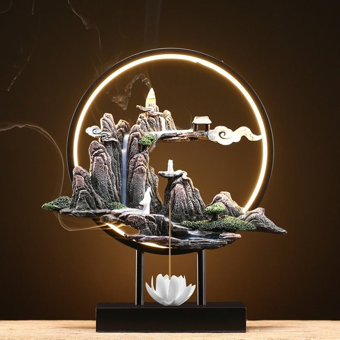Moonlit Incense Burner Table Lamp - Open Box - Residence Supply