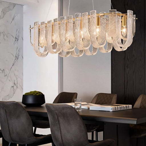 Mudil Oval Chandelier - Dining Room Lighting
