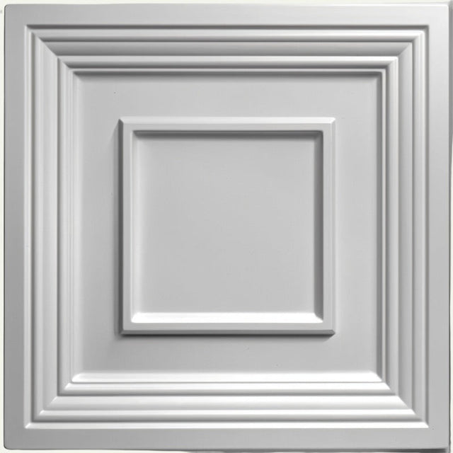 Close-up of Musna PVC wall panel with geometric square design, ideal for stylish, durable, and easy-to-install wall or ceiling decor.