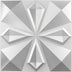 Decorative Musna PVC wall panel featuring a 3D diamond pattern, perfect for modern interiors needing waterproof and rust-proof panels.