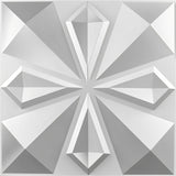 Decorative Musna PVC wall panel featuring a 3D diamond pattern, perfect for modern interiors needing waterproof and rust-proof panels.