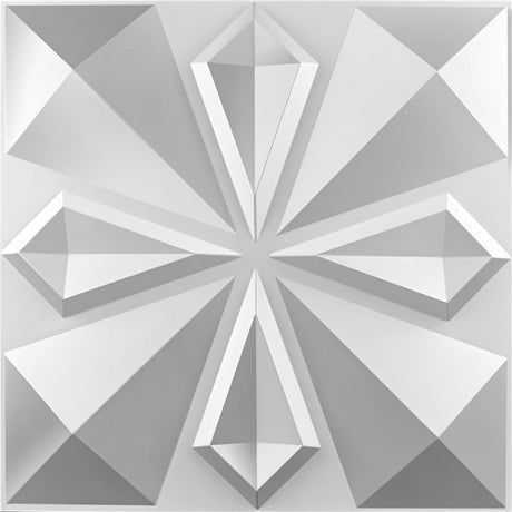 Decorative Musna PVC wall panel featuring a 3D diamond pattern, perfect for modern interiors needing waterproof and rust-proof panels.