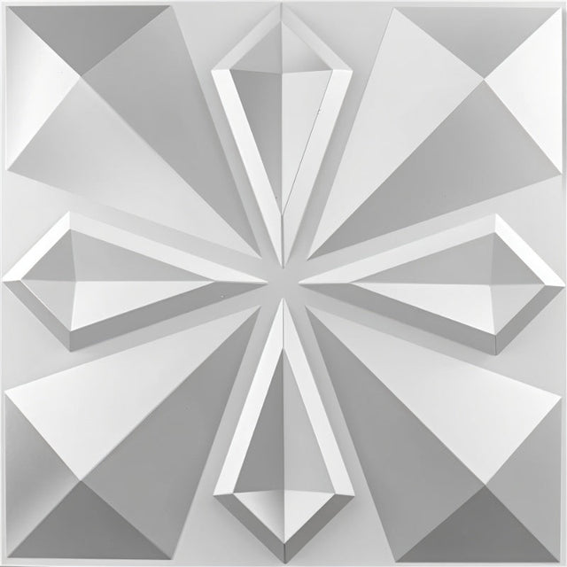 Decorative Musna PVC wall panel featuring a 3D diamond pattern, perfect for modern interiors needing waterproof and rust-proof panels.