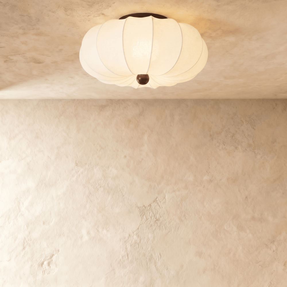 Nagal Ceiling Light - Elegant Fabric Fixture – Residence Supply