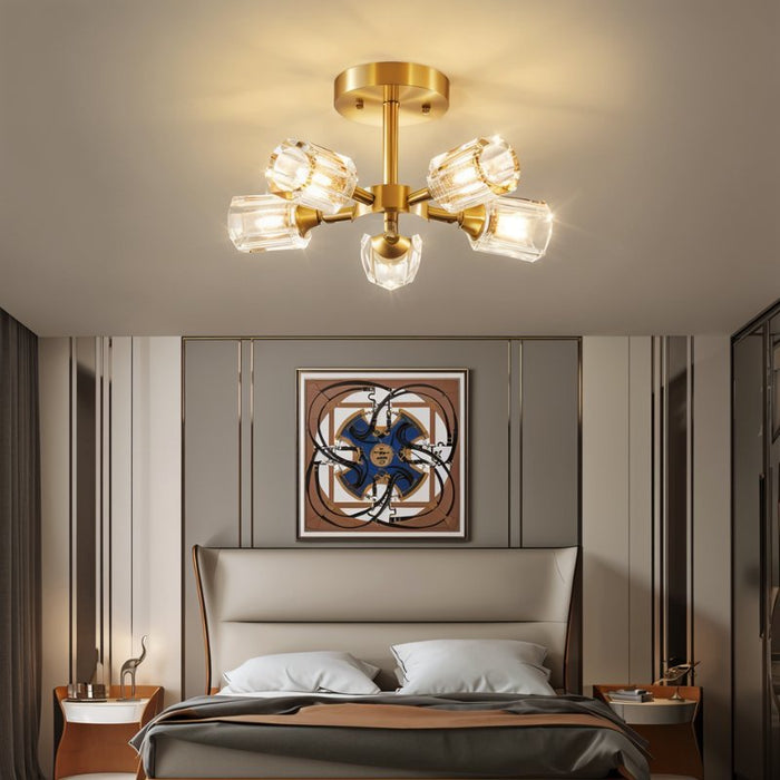 Nahara Chandelier - Modern Lighting Fixture for Bedroom Lighting