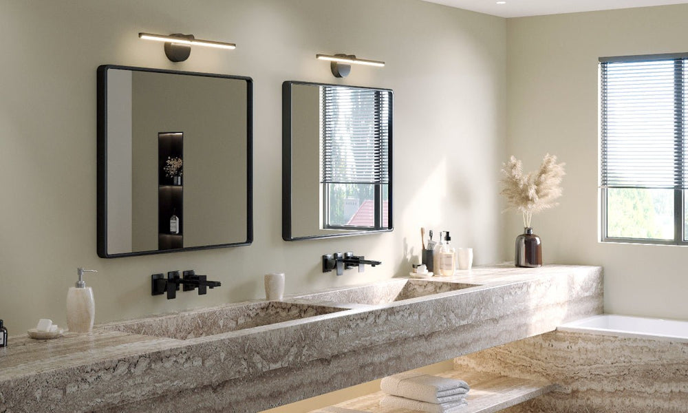 Dual Vanity Lighting