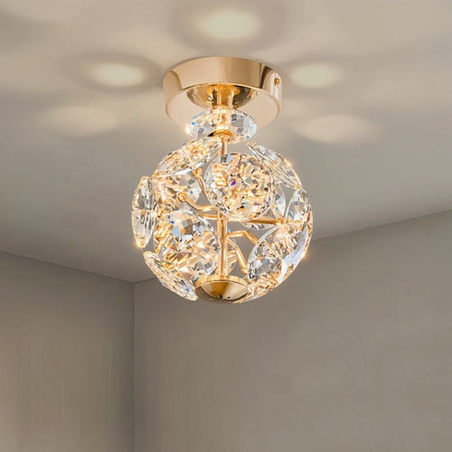 Naqi Crystal Ceiling Lamp - Light Fixtures