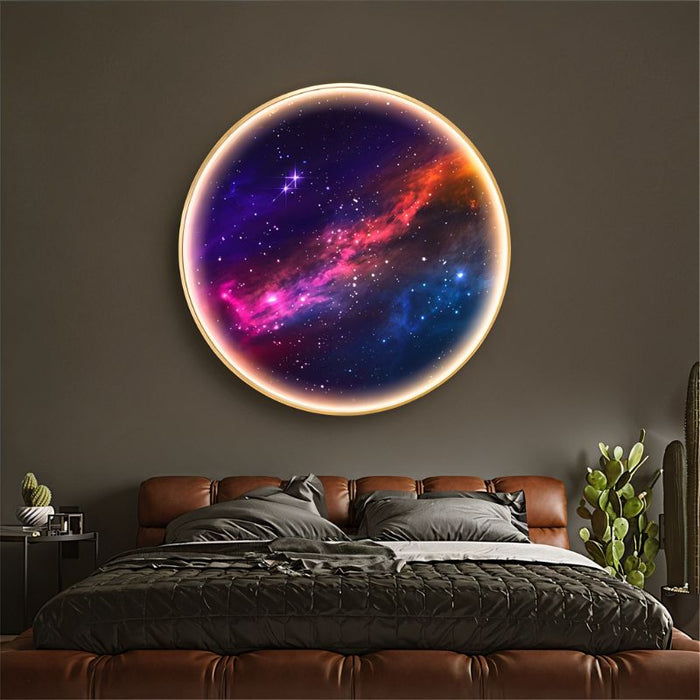 Nebula Illuminated Art - Modern Lighting for Bedroom