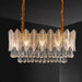 Nehora Linear Crystal Chandelier - Modern Chandeliers