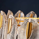 Nehora Round Crystal Chandelier