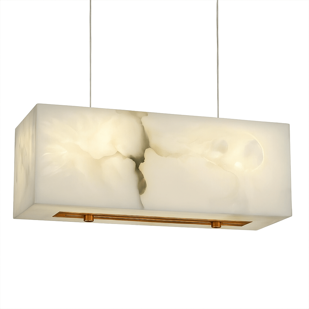 Nekhen Alabaster Chandelier Light - Residence Supply