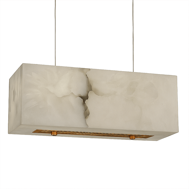 Nekhen Alabaster Chandelier Light - Residence Supply