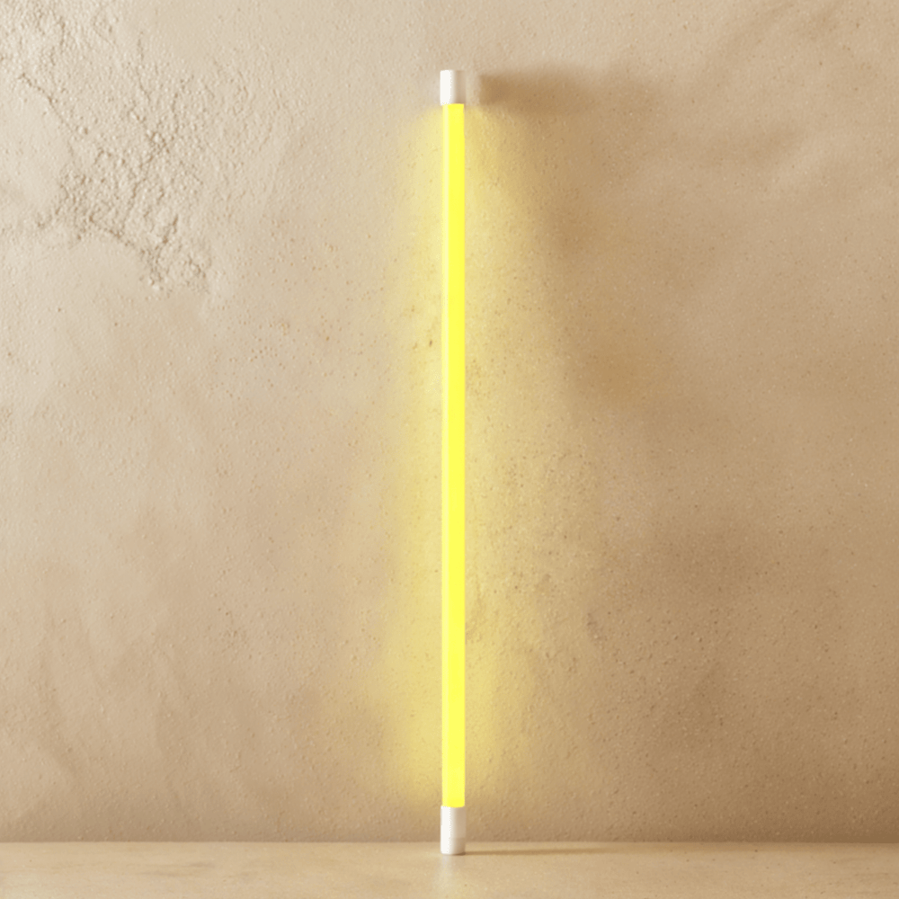 フロアスタンド NEON TUBE LED SLIM 120 YELLOW Neon Tube Floor Lamp – Modern LED Lighting Solution. – Residence