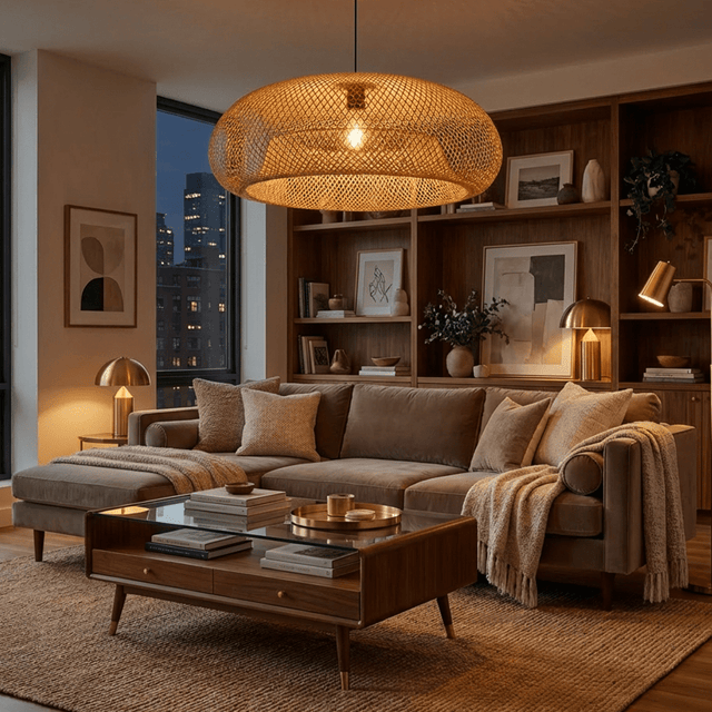 Nest Rattan Pendant Light - Residence Supply